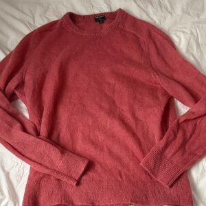 Todd Snyder Mohair & Merino Wool Blend Coral Sweater